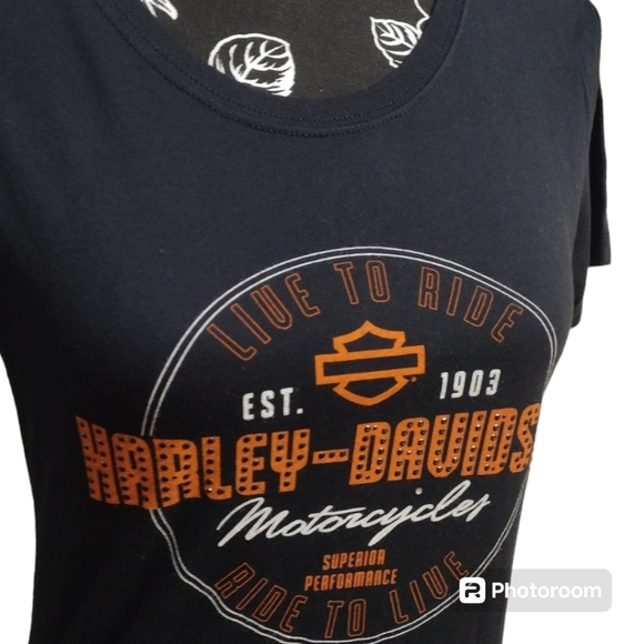 Harley Davidson River Street NWT Tee - Picture 2 of 7